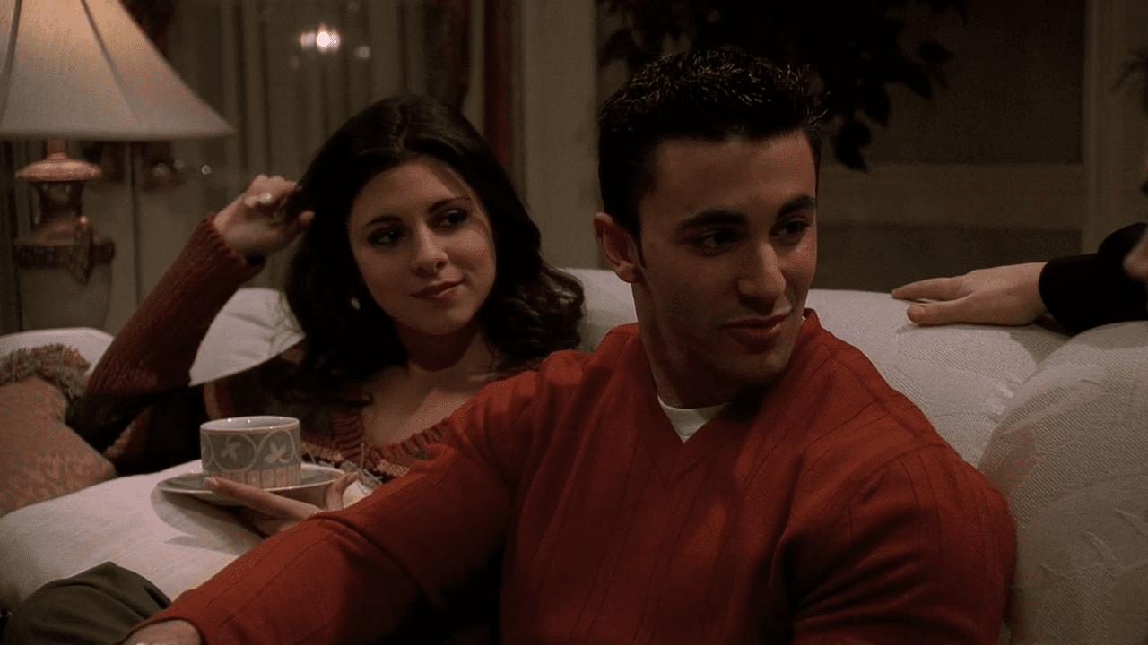 Jackie Jr. and Meadow on the couch