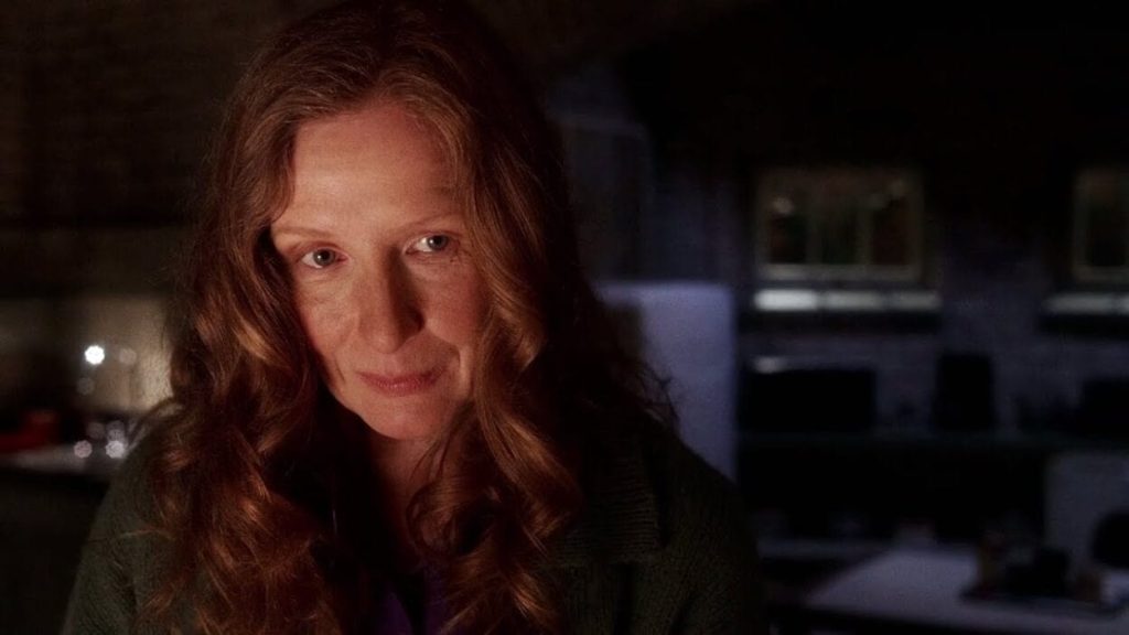 Ruth in the Fisher basement in Six Feet Under