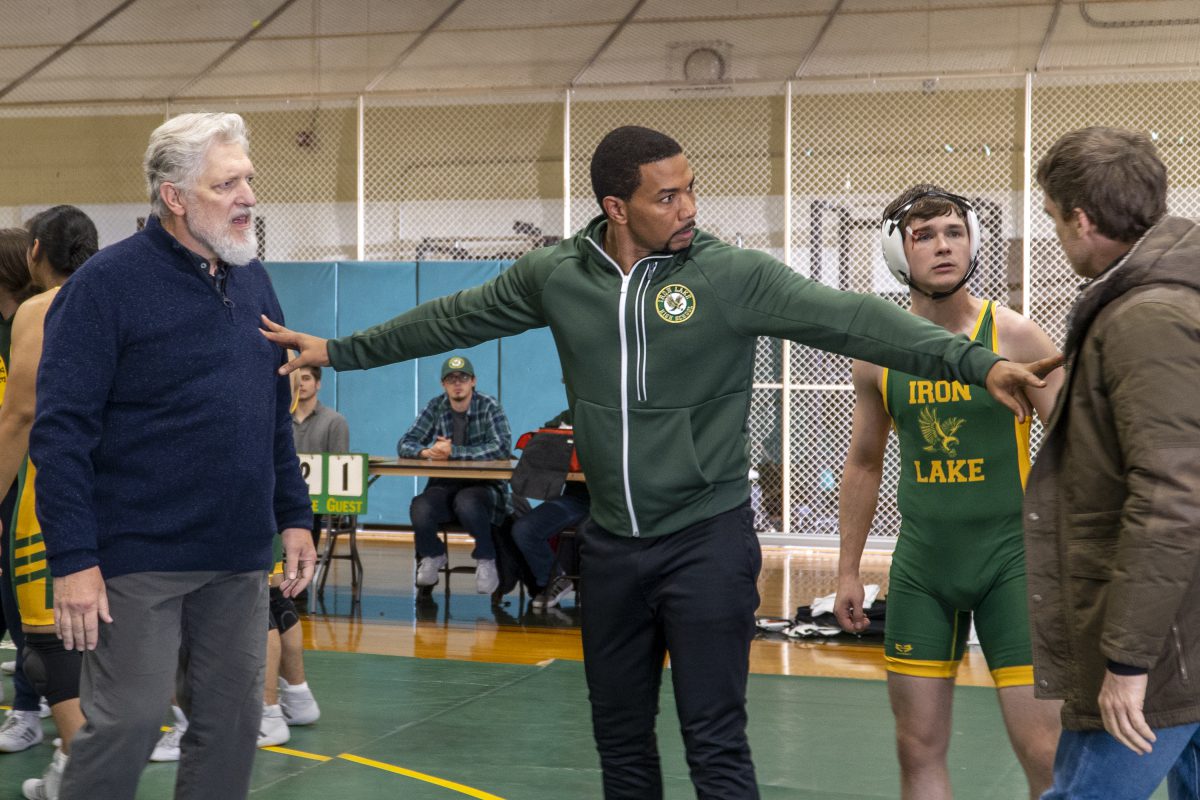 Dexter and Kurt get into it at a wrestling meet