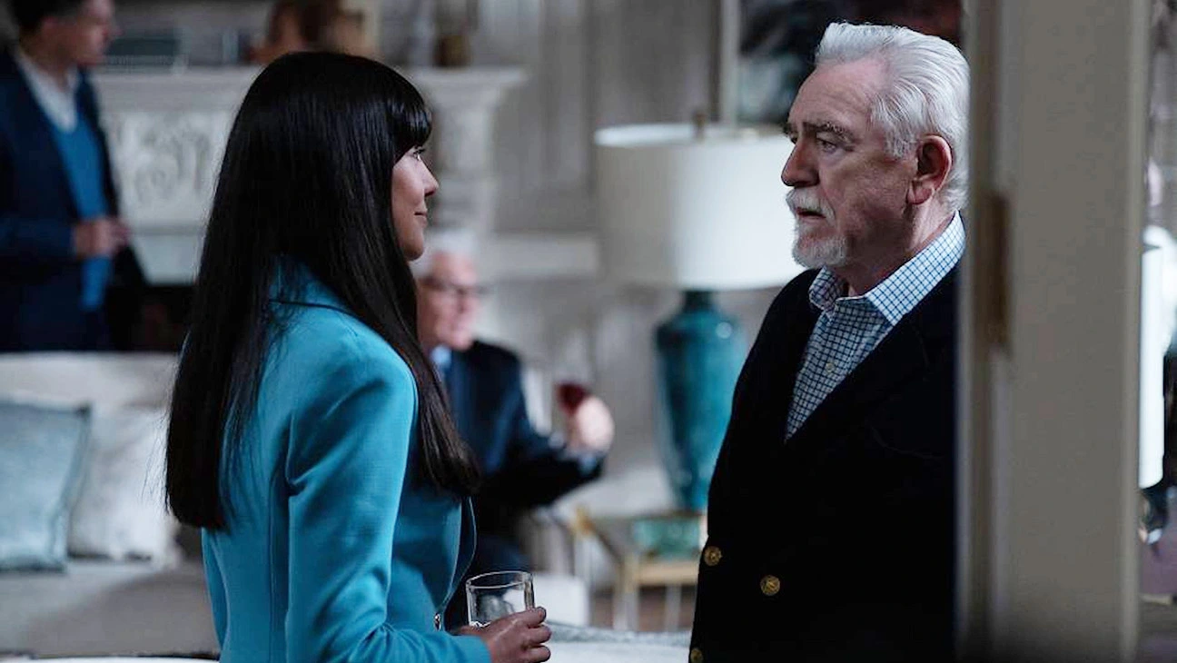 Logan and Kerri in Succession S4E1