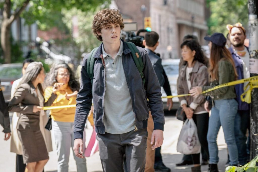 Ethan walks back caution tape in Scream 6