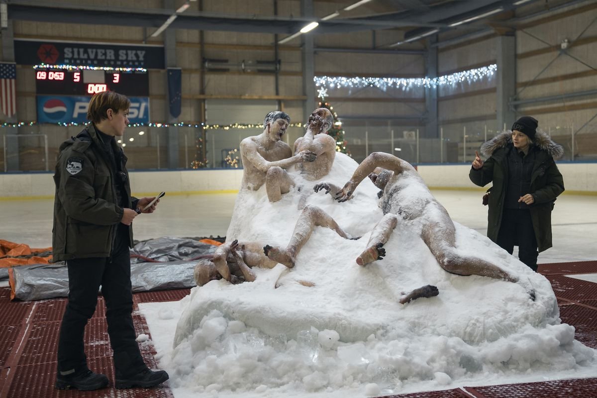 The corpsicle from True Detective: Night Country