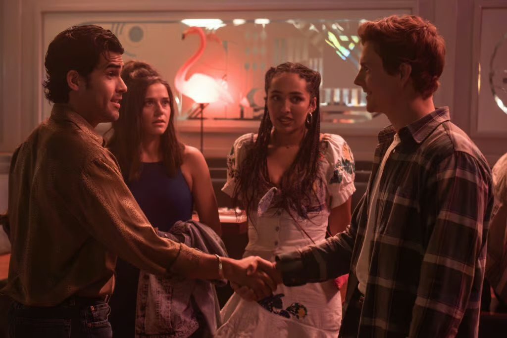 Dexter and Deb on a double date in Dexter: Original Sin Episode 6