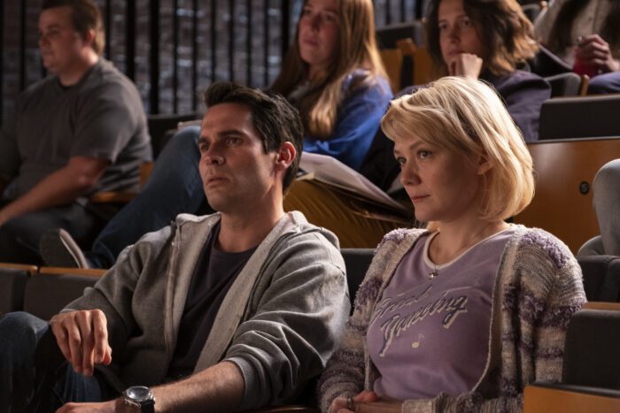 The Barry and Sally characters in the movie of their lives in the Barry series finale.
