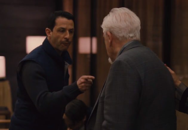 Kendall yells at his father in Succession S2E6