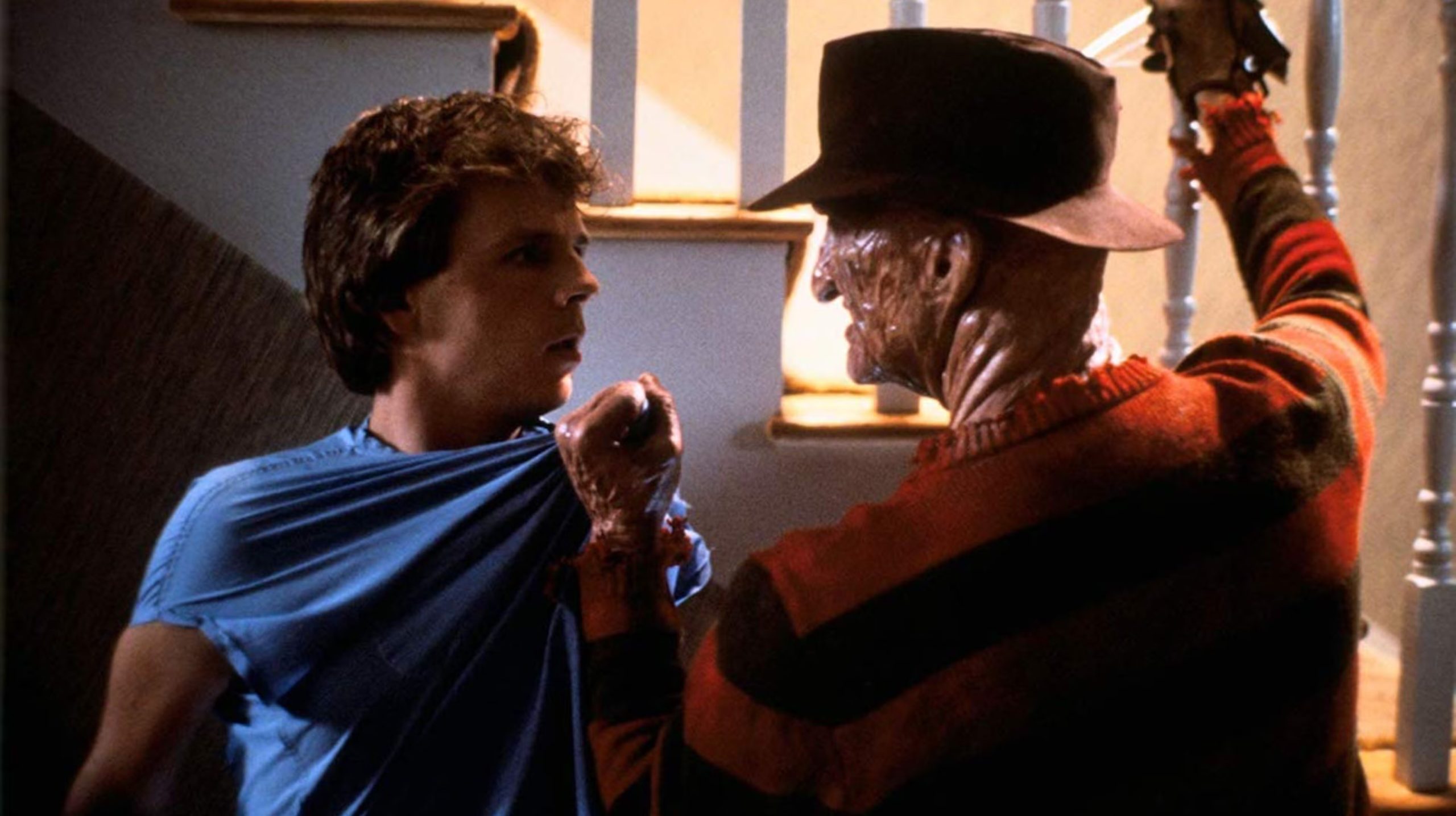 Freddy grabs Jesse in Nightmare on Elm Street 2