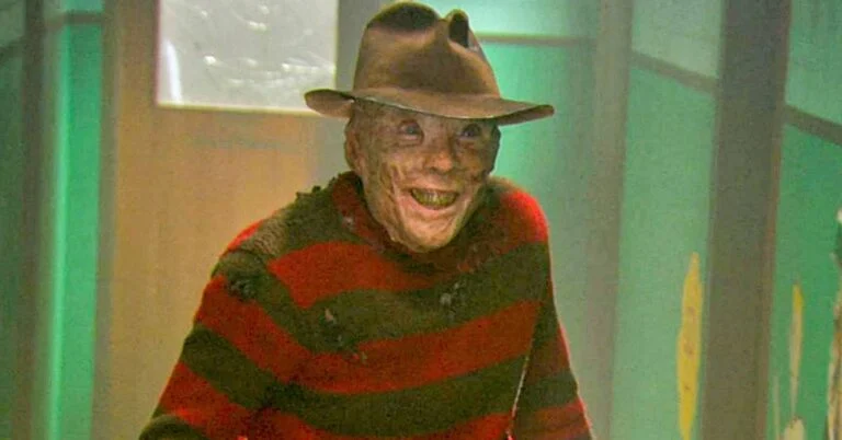 Freddy stares down a hall in A Nightmare on Elm Street (2010)